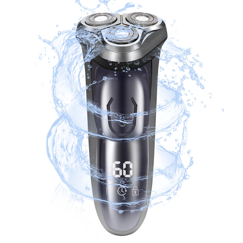 

Electric Shaver Razor Men Washable Rechargeable 3D Smart Control Shaving Beard Machine Waterproof Locking Protection