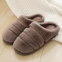 Warm couple men shoes Home suede Slippers soft bottom floor Bedroom Shoes zapatos de hombre comfortable Non-Slip Shoes Casual