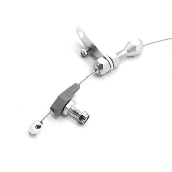 

For C6 Stainless Braided Kick Down Cable Transmission Detent Kickdown Trans C-6 Car Accessories