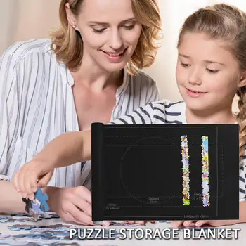 

Felt Decoration Puzzle Roll Soft Comfortable Puzzle Roll Jigsaw Storage Felt Mat Felt Mat Children Room Furniture