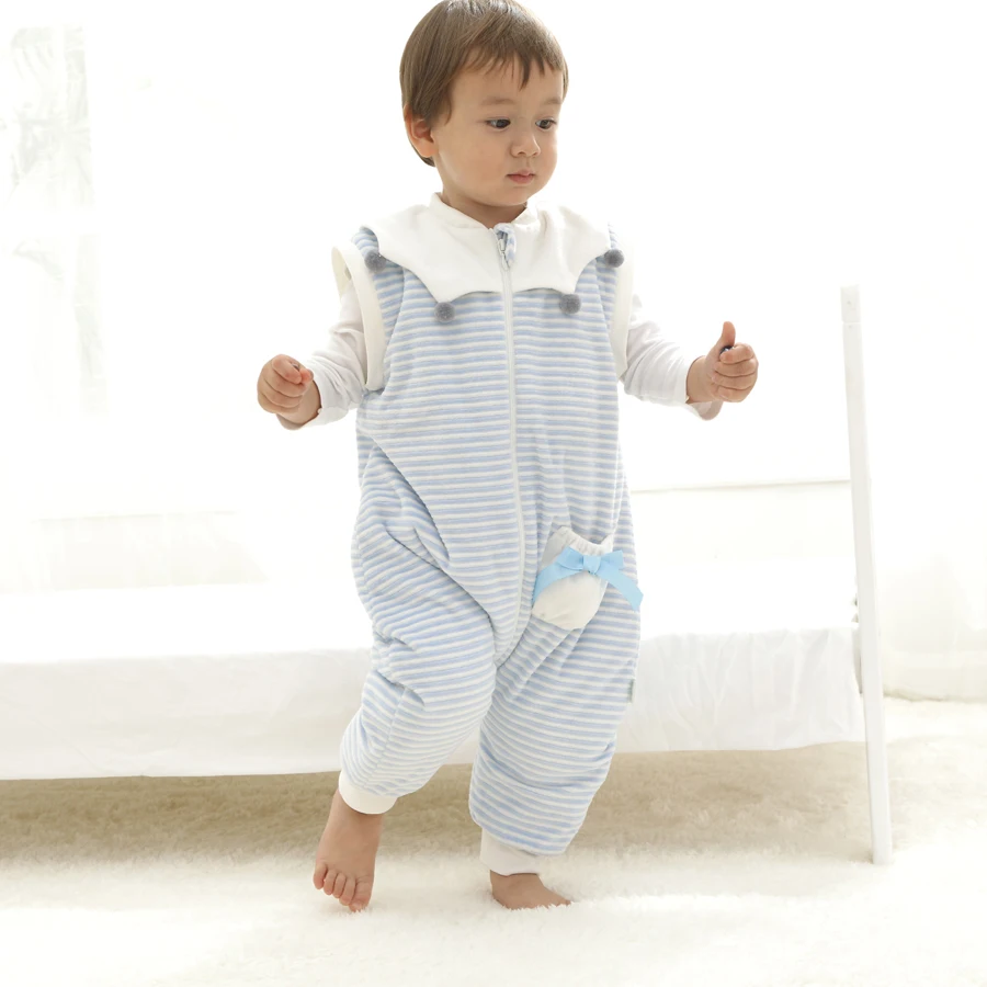 Детский спальный мешок комбинезон детская одежда для сна костюм раздельные