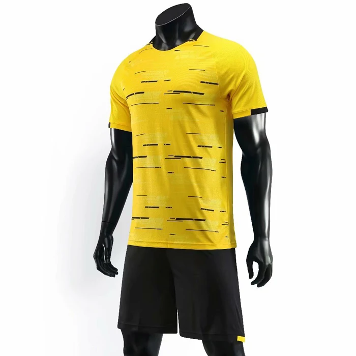 Футбольные мужские Джерси Наборы для взрослых футбольной форма под заказ наборы для детей Futbol обучение Джерси рубашка с шорты трава зеленая - Цвет: Yellow