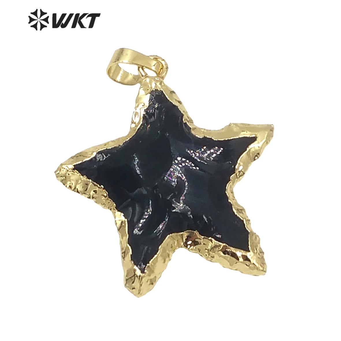 

Женская подвеска из черного обсидиана, 5 шт./партия