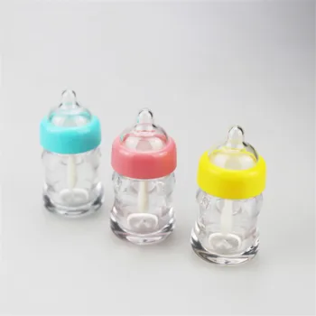 

5pcs 6ml Milk Bottle Lip Gloss Tube Bottle Empty Lipstick Tube Plastic Transparent Lip Gloss Cosmetic Packaging Container