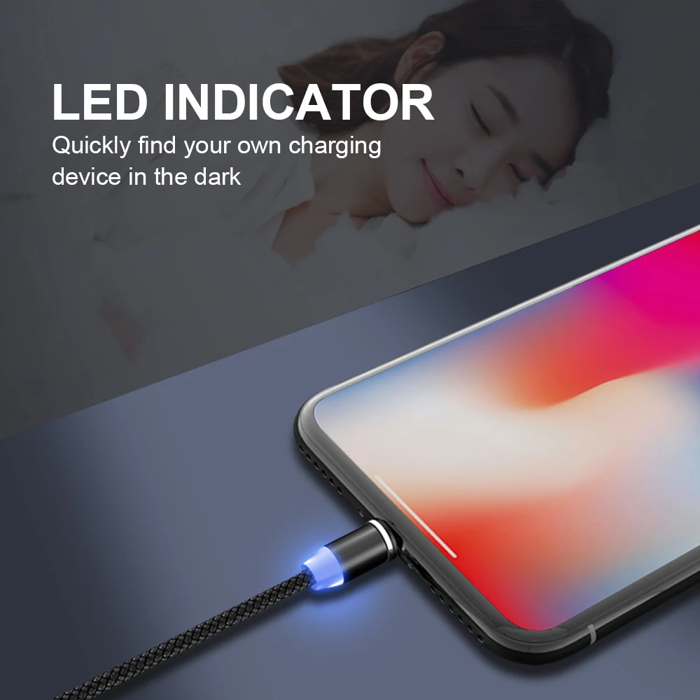Магнитный кабель Micro USB type C для samsung S10 S9 Note10 huawei mate 30 20 P30 Pro Xiaomi mi9 8, Магнитный провод для быстрой зарядки телефона