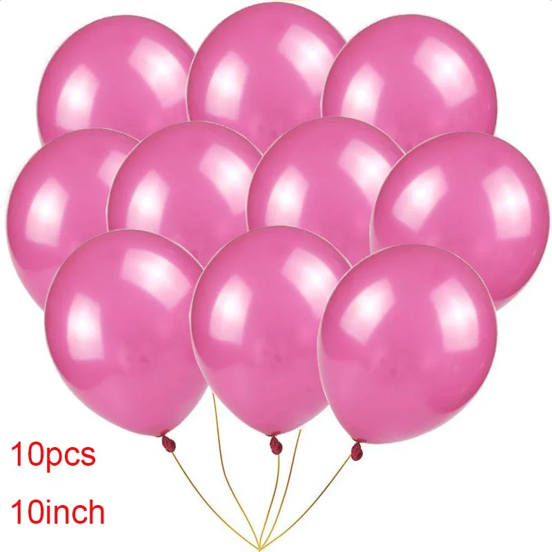 Воздушные шары золотые и черные 18 украшения на день рождения 18 день рождения латексные конфетти шары для 18 лет декоративные шары 6XN - Цвет: 10pcs 10inch latex