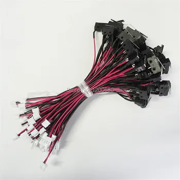 

20CM 22AWG KW11-3Z-2 KW8 SPDT 3 Pins AC 5A/125V 3A/250V Long Straight Hinge Lever Arm Micro Limit Switch wire harness