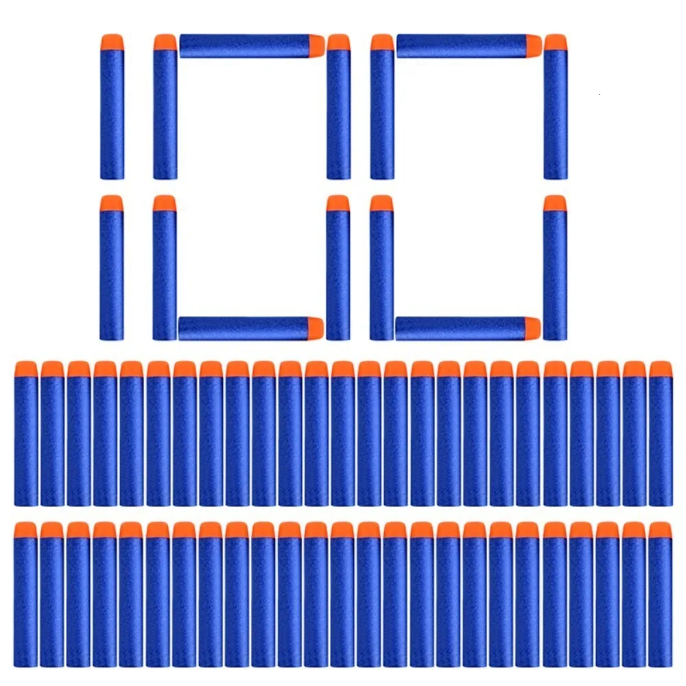 100 шт для пуль Nerf, мягкая полая головка 7,2 см, запасная игрушка дартс, пули для пуль серии Nerf, бластеры, рождественский подарок для детей
