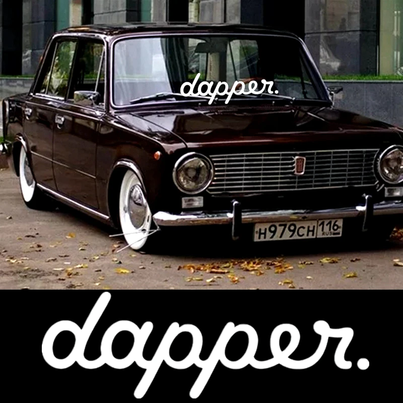 

CS-1668# dapper reflective funny car sticker vinyl decal silver/black for auto car stickers styling car decor