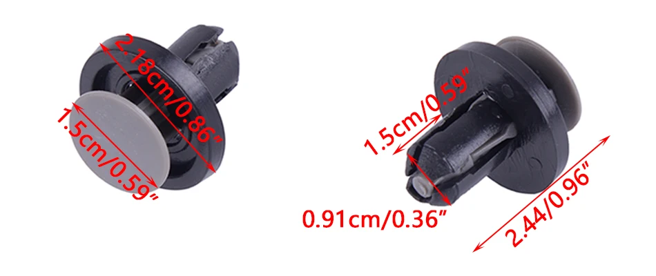 CITALL 20 шт 90467-09227 9 мм пластмассовый автомобильный бампер зажим двигателя под крышкой нажимной фиксатор подходит для Toyota RAV4 Auveco A21366
