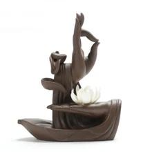 Ручной работы курильница для благовоний горелки подставка для лотоса конусные палочки