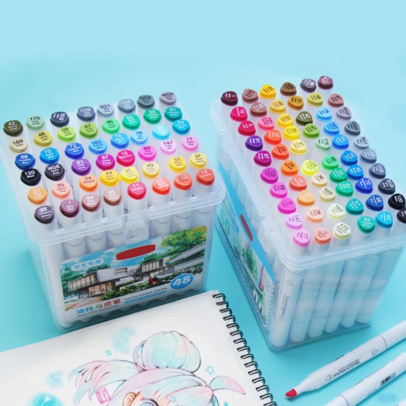 Wholesale Copic Sketch Illustration Markers Set Fine Nibs, Twin Tip Board  Pen Design For Drawing And Art Y200709 From Shanye10, $83.68