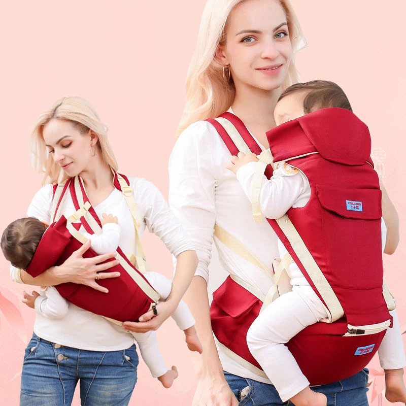 

Baby Carrier Infant Kid Hipseat Sling Front Facing Kangaroo Baby Wrap Ergonomic Carrier for Baby Travel 0-36 Months Belt Baby