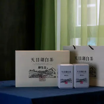 

2020 Tianmu Lake White Tea New Tea Alpine Spring Tea Exquisite Gift Boxed for Clear Heat Cellulite and Promote Digestion