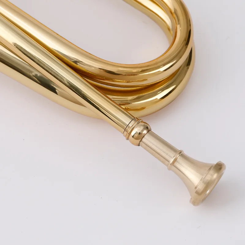 Bugle инструмент заряд винтажные трубы силы сборки медь маленький красный армейский реквизит труба большой шаг №