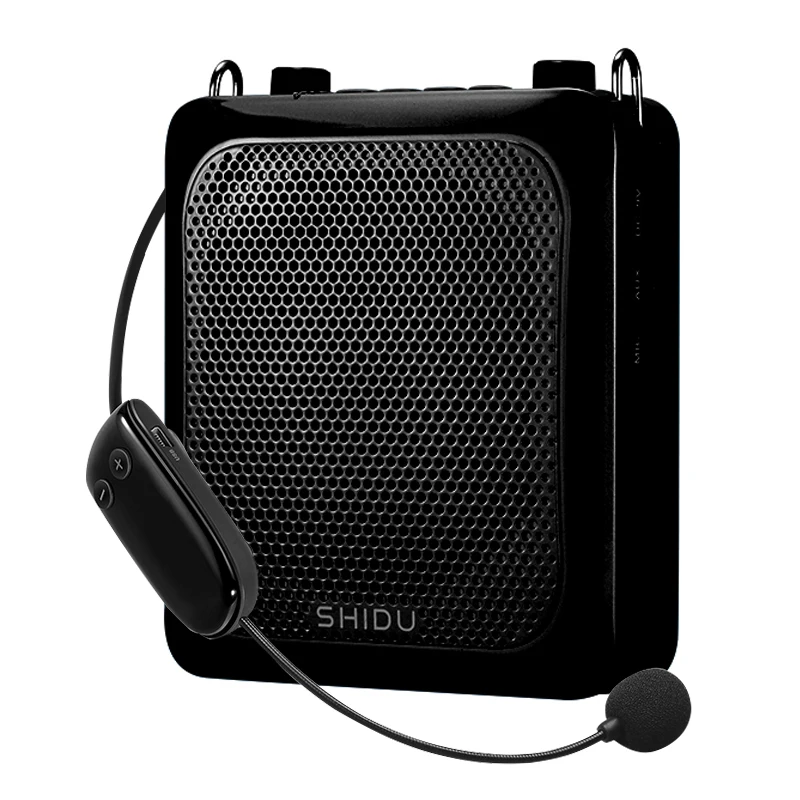30 Вт UHF беспроводной голосовой усилитель портативный Bluetooth музыкальный плеер мегафон с микрофоном ремень Мини громкоговоритель поддержка AUX U диск USB