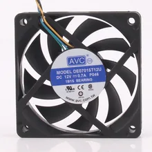

Original Qihong DE07015T12U PS08 7015 7CM Cm 4-wire PWM Temperature Control CPU Video Card Thermal Paste Ryzen Cooling Fan