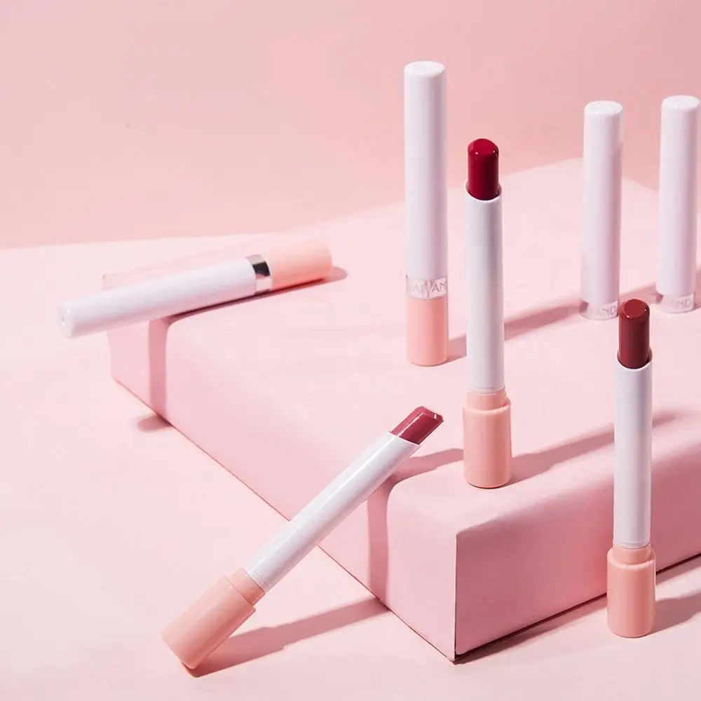 

4 Lipstick Matte Velvet Waterproof Lipstick Small Cigarette Long Lasting Non-Smudge Long Lasting Lipstick Set