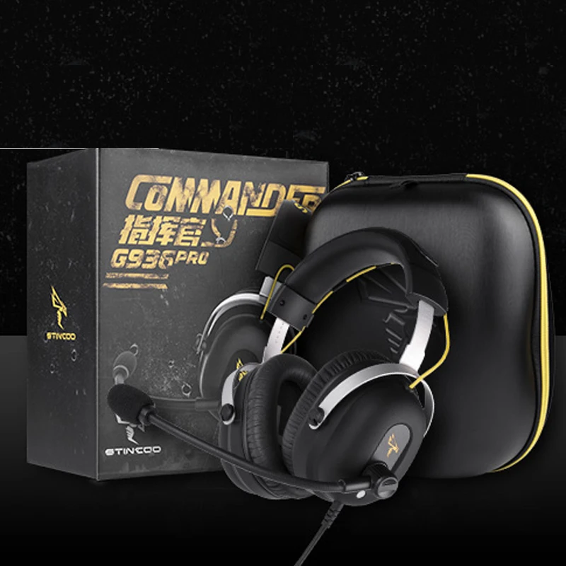 with retail box Somic G936PRO, игровая стереогарнитура, 7,1, виртуальная объемная игра, наушники с микрофоном, светодиодный светильник для ПК, компьютера, ноутбука, геймера - Цвет: with retail box