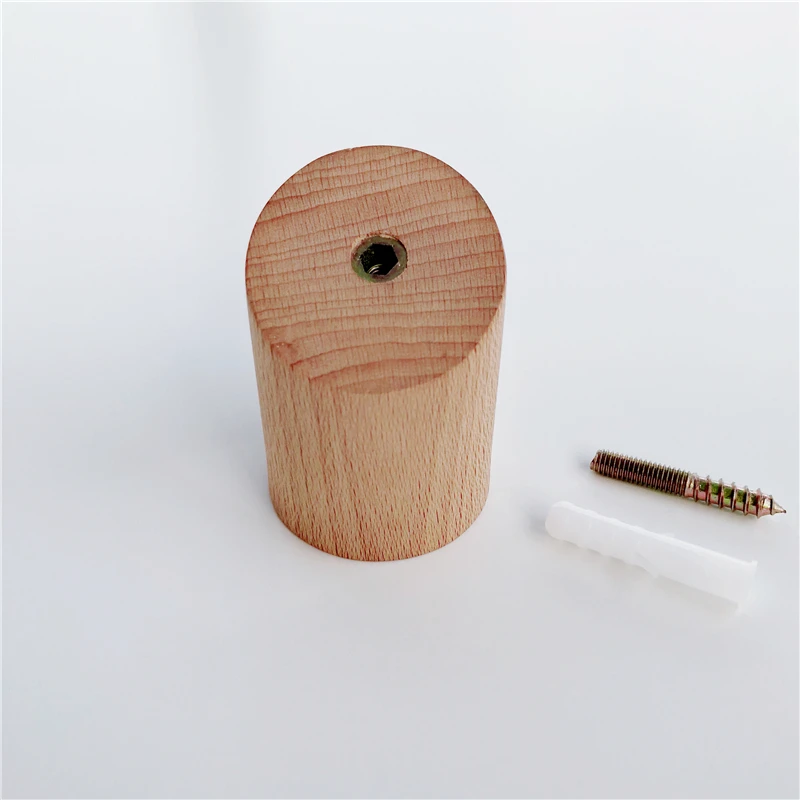 Kitchen Accessories Multipurpose Natural Wood Wall Mounted Hat Key Handbag Hooks Clothe Hanger Home Decorative Storage Organizer