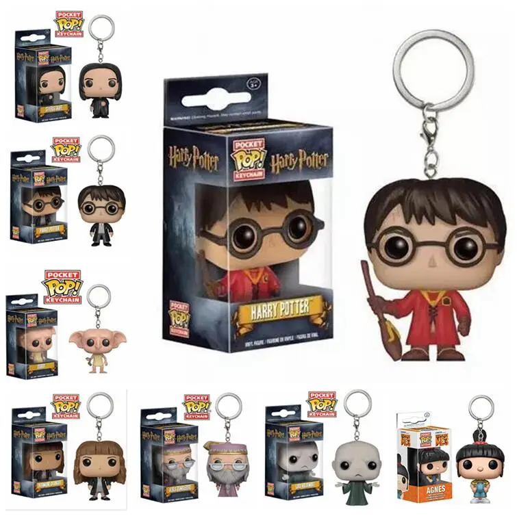 FUNKO POP Новое поступление Добби Гермиона Харри Поттер Волдеморт брелок экшн-фигурка коллекция игрушек для детей Рождественский подарок