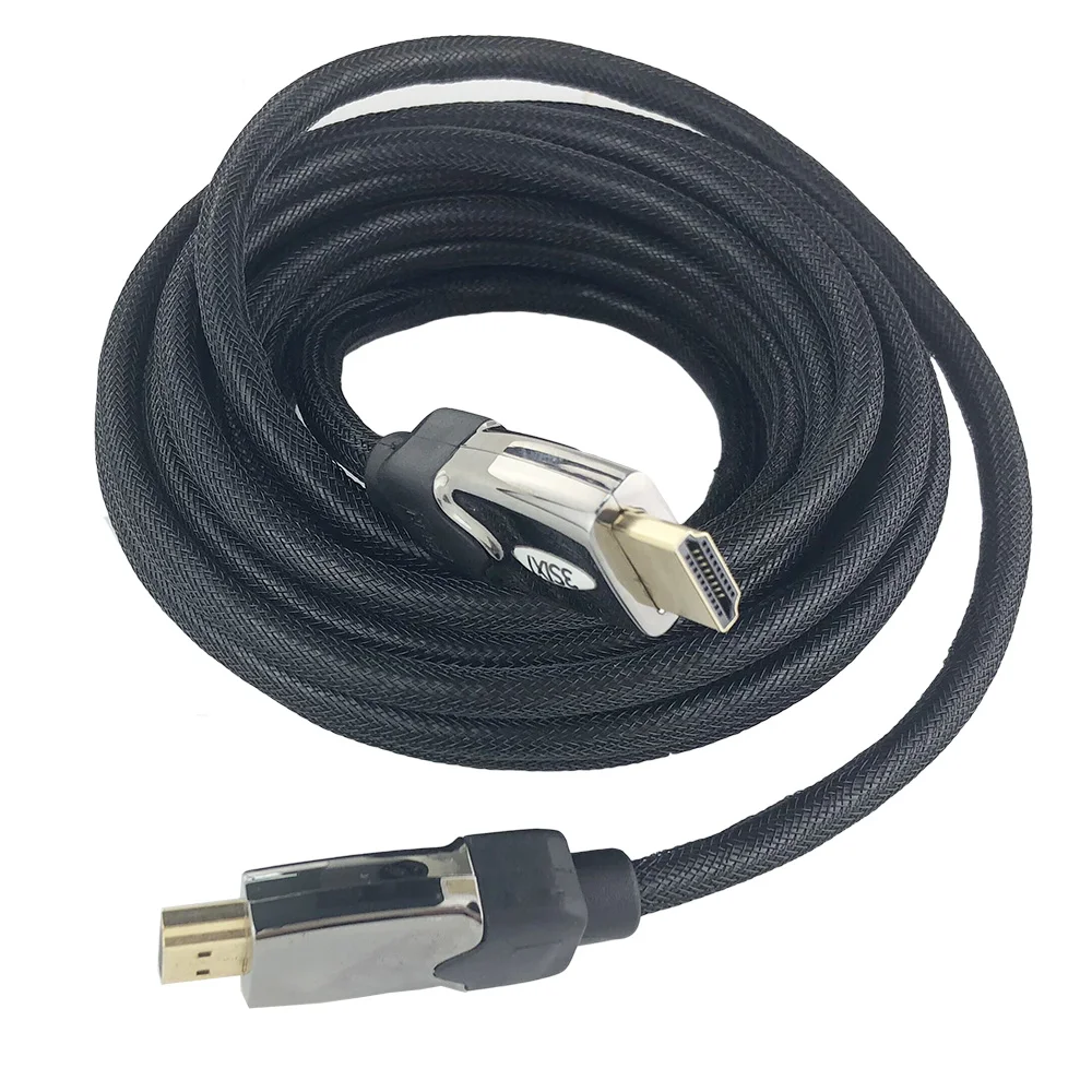 Кабель HDMI 2 0 5 м 4K 60 Гц HDR A штекер с нейлоновой сеткой и корпусом из сплава для PS4 pro