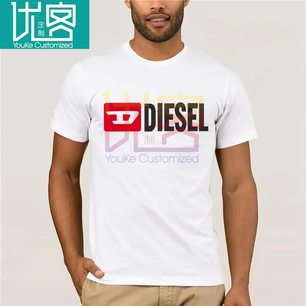 

2019 fashion Men-s-Diesel-fanatic-t-shirt-Custom-Short-Sleeve-O-Neck-Normal-Sunlight-Building-Summer-Style