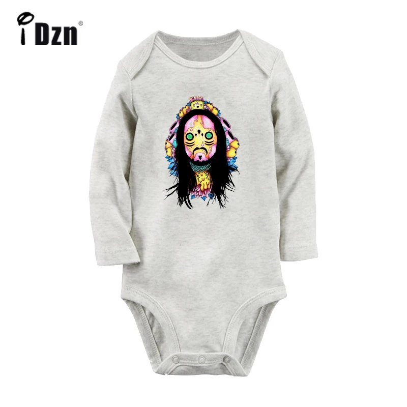 JcBaby048GC Последние короли Фараона Египетский хип-хоп Рок надпись Slipknot панк боди для новорожденных комбинезон с длинными рукавами - Цвет: JcBaby048GC