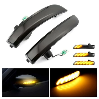 

NEW-Side Mirror Indicator Dynamic LED Turn Signal Lights Flowing Blinker Repeater Light for Ford Kuga Ecosport 2013-2018
