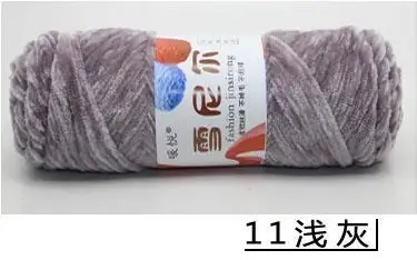 11 10pcs 1000 г/лот бархатная пряжа, мягкая протеиновая кашемировая пряжа, шелковая шерстяная пряжа для вязания крючком, хлопковая Детская шерстяная пряжа, свитер своими руками - Цвет: 11 10pcs
