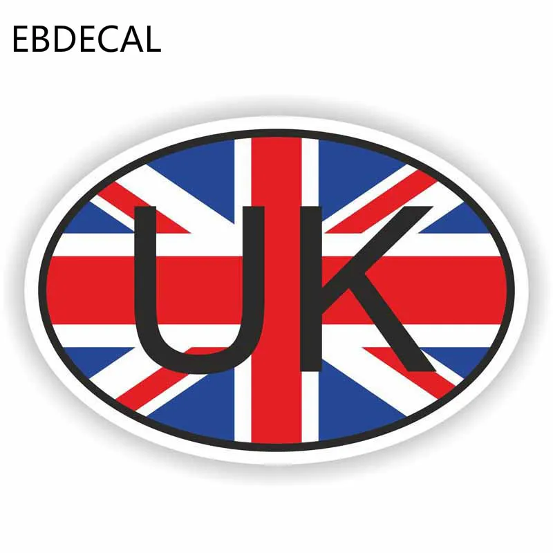 EBdecal Флаг Великобритании машина, бампер, окно переводные наклейки для чемодана наклейки DIY Декор CT7743