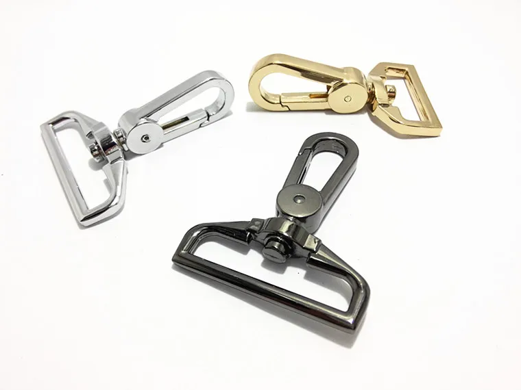 2pcs 25/32 / 38mm 벨트 스트랩 금속 가방 버클 Carabiner 스냅 후크 ..