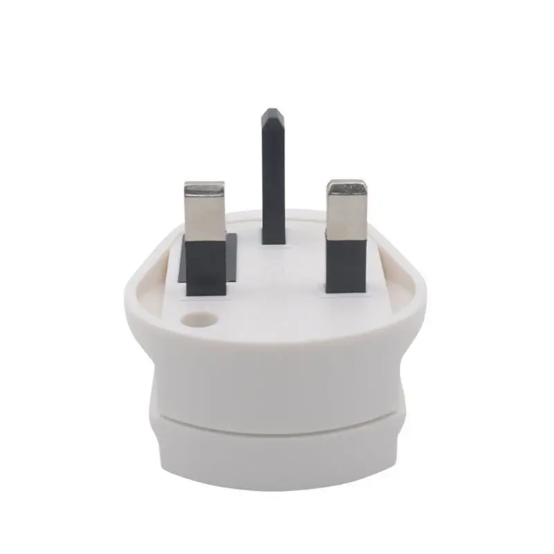Белый UK 2 Pin To 3 Pin 1A адаптер предохранителя для бритвы/зубной щетки