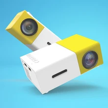 YG300 Mini Projektor Haushalt Full High Definition LED Unterstützung AV CVBS HDMI USB Multimedia Schnittstellen Beamer Projektor