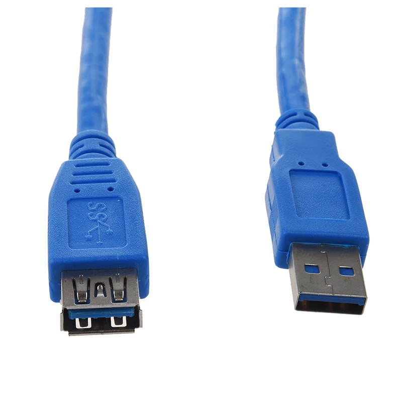 Синий мужской к женскому компьютеру USB A Тип Удлинительный кабель 1 м