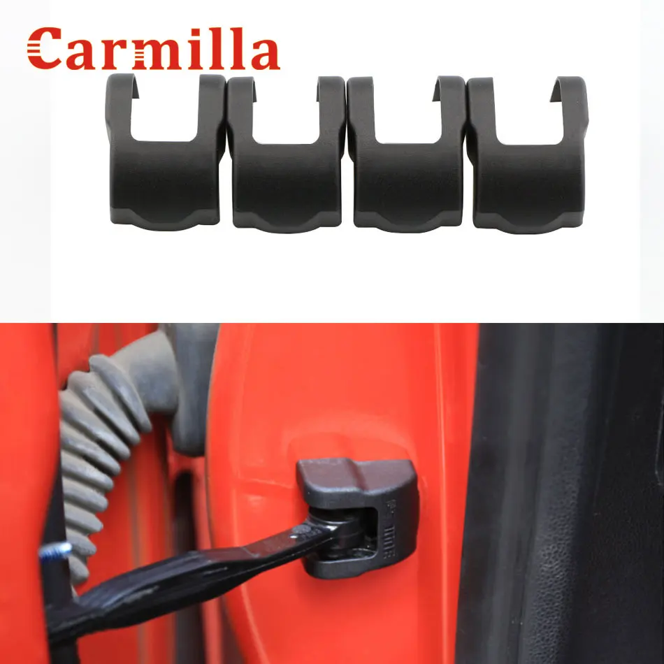 4Pcs ABS Car Door Lock Protection Cover Doors Lock Sticker for Ford Focus 3 Mk3 Fiesta MK7 2009-2015 Ecosport Car Protector car door lock cover,car door lock stickers