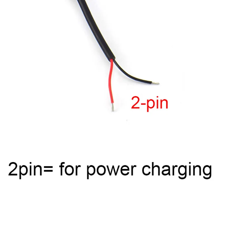 0,3 м/1 м/2 м Micro USB 2,0 гнездовой разъем 2 Pin 2 провода зарядный шнур переходник с удлинителем DIY 5 в usb вентиляторы Удлинительный кабель