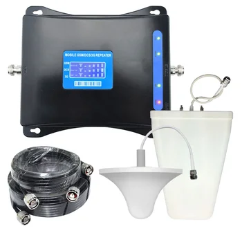 

New and best price 900mhz 1800mhz 2100mhz mobile phone signal booster