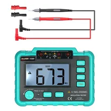 Instrumento elétrico megohmmeter vc60b + testador de resistência de isolamento digital