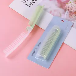 V Type Hairdressing Tools Travel Foldable Accessories Salon Hairdressing Brush Hair Comb DIY Hair Straightener Comb
