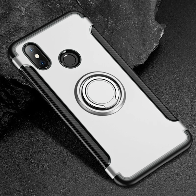 Сверхпрочный армированный чехол для Xiaomi Mi 9 SE 9T Pro 8 A1 A2 Lite RedMi Note 8 Pro 7 6 5 Plus K20 Pro 360 с кольцом-держателем