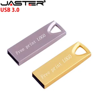

JASTER USB 3.0 New style metal usb flash drive 16GB 4GB pen drive pendrive metal silver u disk usb stick cusomer logo 64GB 32GB