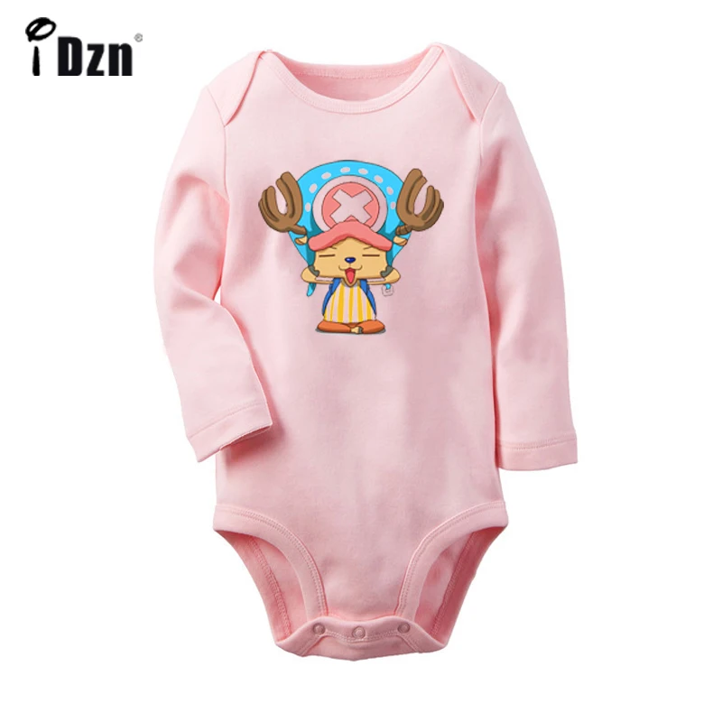 YbBaby666PC Цельнокроеное боди для новорожденных с изображением обезьяны Д. Луффи Тони чоппера; комбинезон с длинными рукавами для малышей; хлопковая одежда в подарок - Цвет: YbBaby666PC