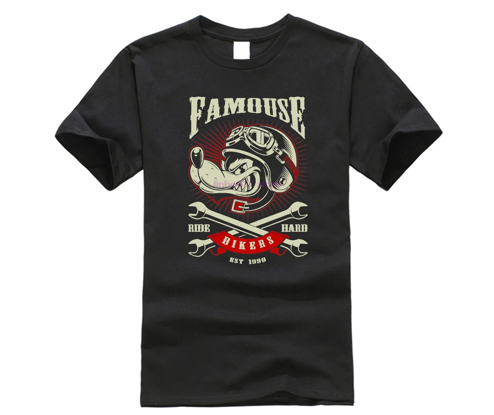 cheap Motorrad Tattoo Biker Totenkopf Rockabilly Skull Rocker Yakuza Usa V8 2019 Creative Novelty Summer Style Cotton Order T Shirts
