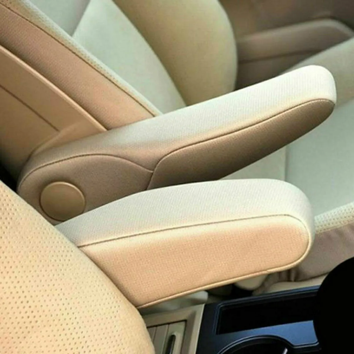 Микрофибра кожа водителя ПАССАЖИРСКОЕ СИДЕНЬЕ подлокотник ручка Накладка для Honda Для CR-V CRV 2007 2008 2009