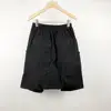 Owen Seak Men Casual Harem Shorts Gothic Men's Sweatpants Summer Hip Hop High Sweater Women Loose Black Shorts Size XL 2