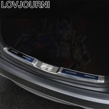 

Trunk Rear Panels Foot Pedal Door Handle Exterior Chromium Automovil Modification Sticker Strip Protecter 17 18 19 FOR Honda CRV