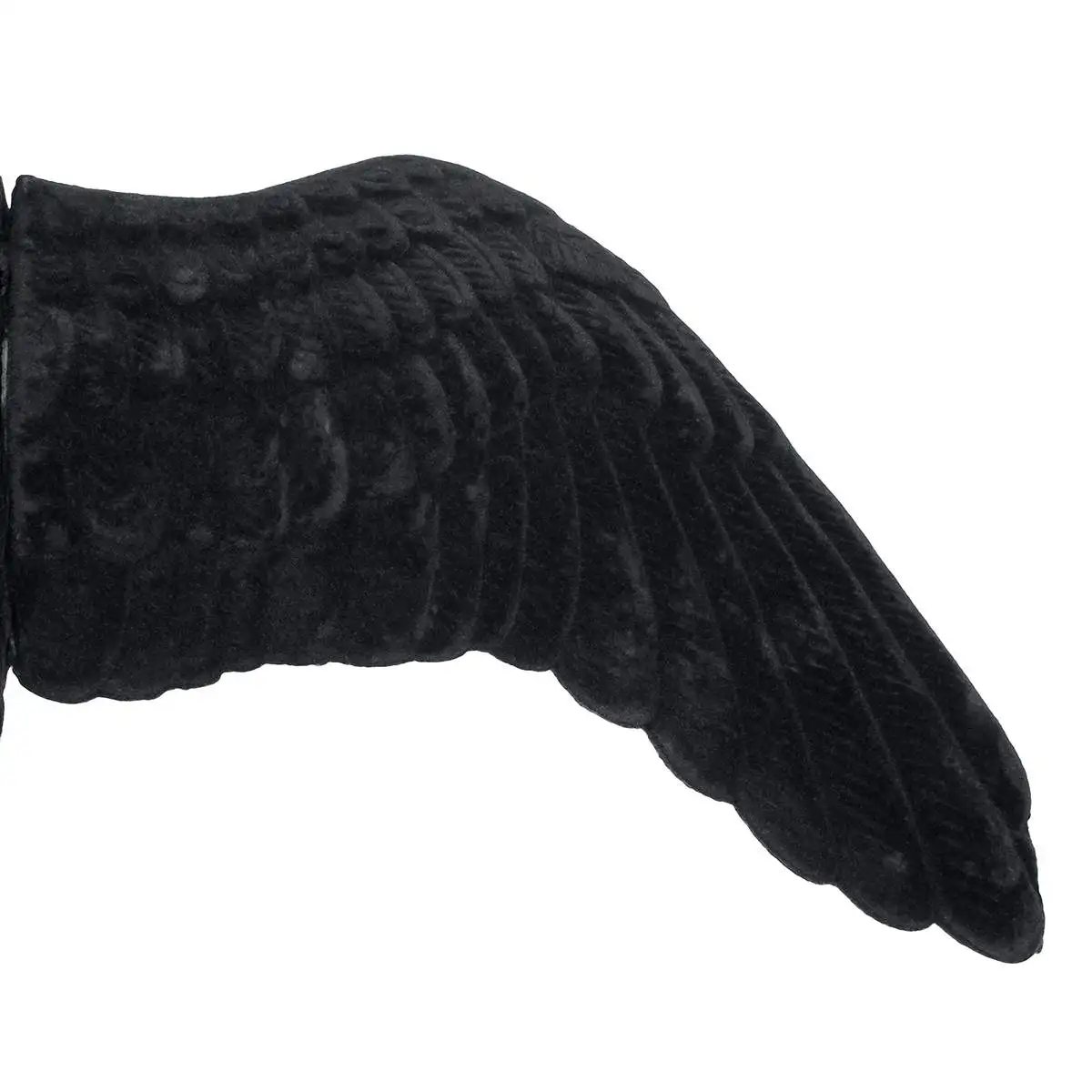 Flocking Crow Hunting Decoy Scare Scarecrow Realistic Garden Yard Bird Repeller Waterproof Decoration Supplies Scarer
