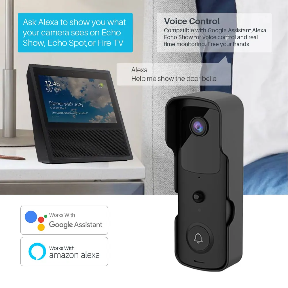 With Alexa Link Ring To Echo Show Smart Link Ring Doorbell To