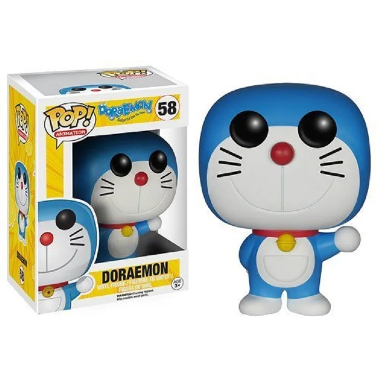 Funko POP Doraemon 58# виниловые фигурки игрушки-модели Подарочные - Цвет: 58